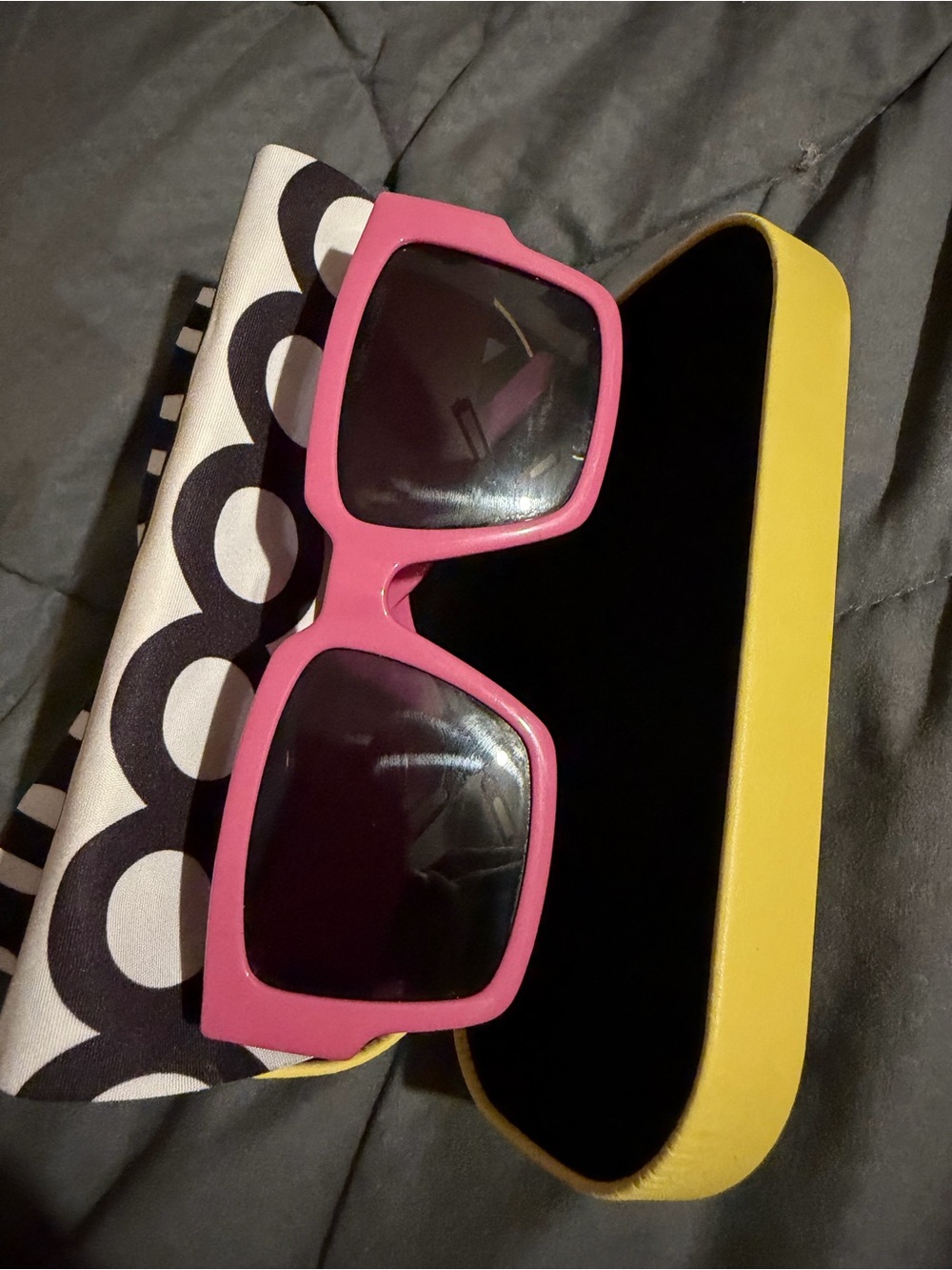 Pink Women's Square Sunglasses - Fashion Accessory